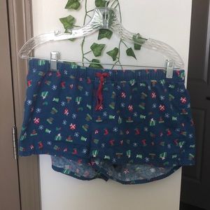 Xhilaration Cozy Pajama Christmas Lounge Shorts